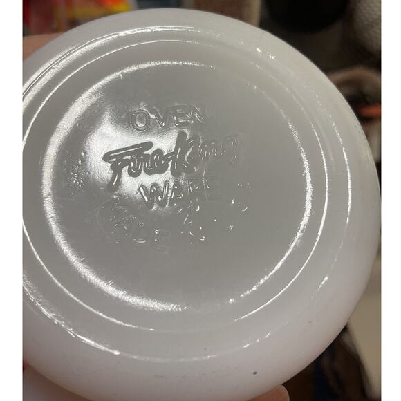 Lot of 3 Vintage Milk Glass Fire King Mugs Cups Anchor Hocking - Picture 5 of 6